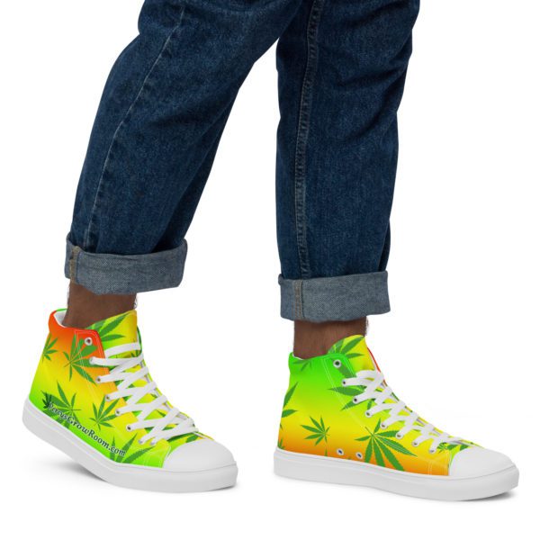 Rasta Percys Men’s high top canvas shoes