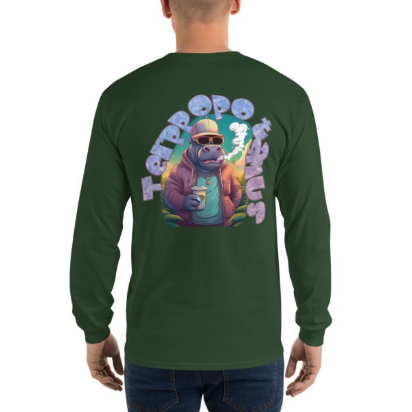 Terppopotamus Men’s Long Sleeve Shirt - Image 22