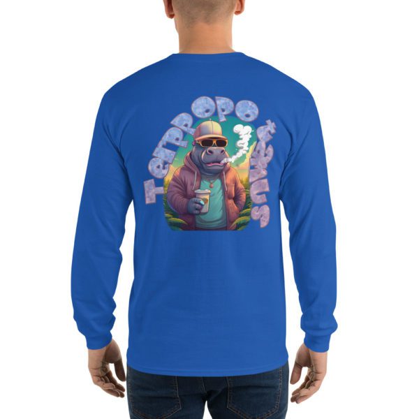 Terppopotamus Men’s Long Sleeve Shirt - Image 34