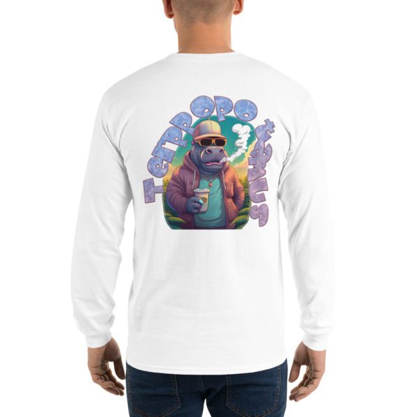 Terppopotamus Men’s Long Sleeve Shirt - Image 58