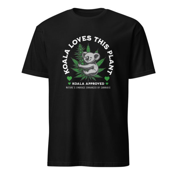 Koala Loves This Plant - Light - Short-Sleeve Unisex T-Shirt - Image 2