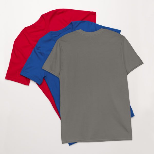 Colorful Metallic Cannabis Leaf Short-Sleeve Unisex T-Shirt - Image 18