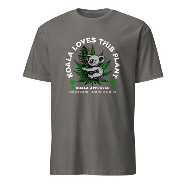 Koala Loves This Plant - Light - Short-Sleeve Unisex T-Shirt - Image 37