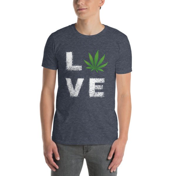 Love Cannabis Short-Sleeve Unisex T-Shirt - Image 25