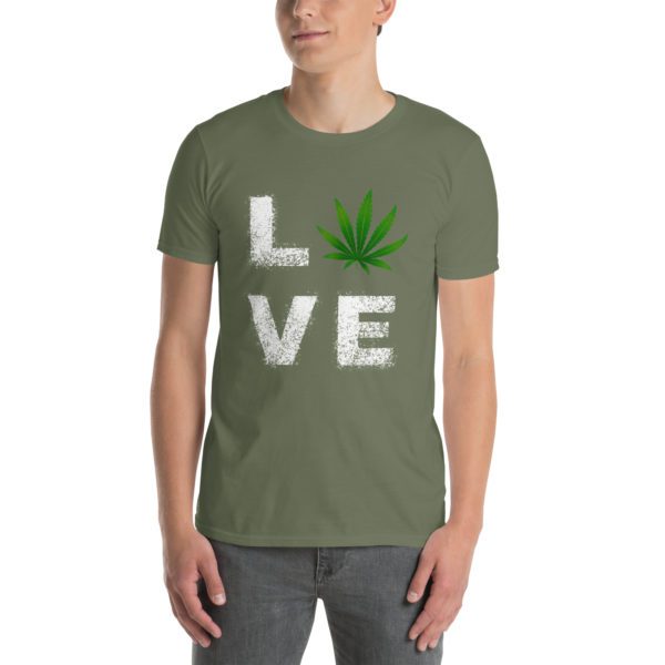 Love Cannabis Short-Sleeve Unisex T-Shirt - Image 49