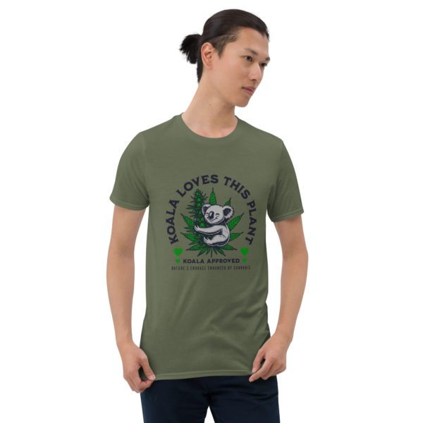Koala Loves This Plant Short-Sleeve Unisex T-Shirt - Image 20