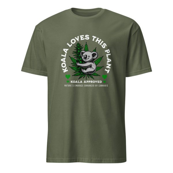 Koala Loves This Plant - Light - Short-Sleeve Unisex T-Shirt - Image 33
