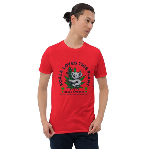 Koala Loves This Plant Short-Sleeve Unisex T-Shirt - Image 2
