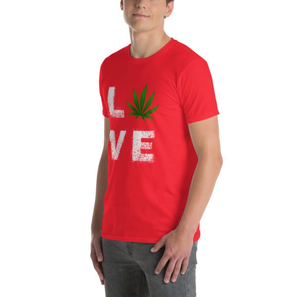 Love Cannabis Short-Sleeve Unisex T-Shirt - Image 36