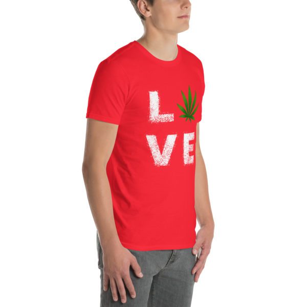 Love Cannabis Short-Sleeve Unisex T-Shirt - Image 35