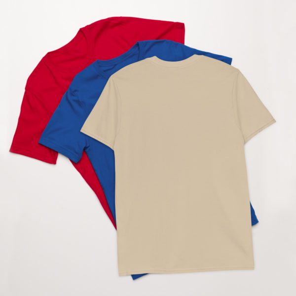Colorful Metallic Cannabis Leaf Short-Sleeve Unisex T-Shirt - Image 20