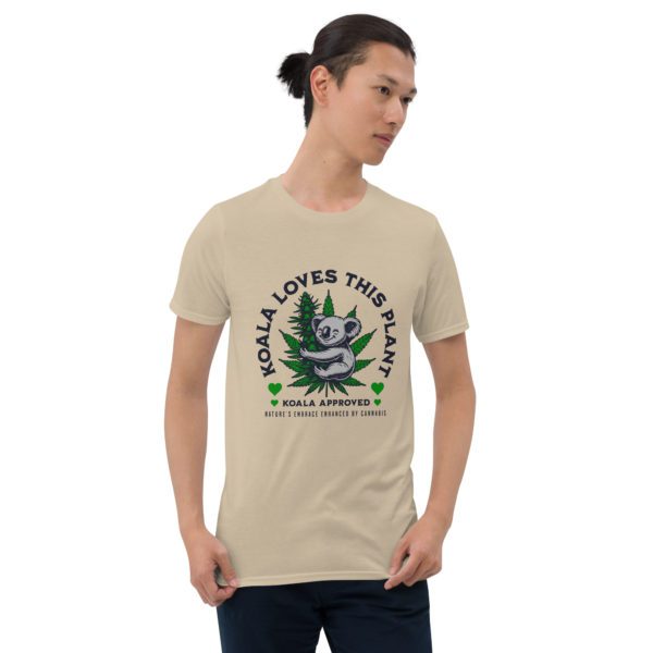 Koala Loves This Plant Short-Sleeve Unisex T-Shirt - Image 32
