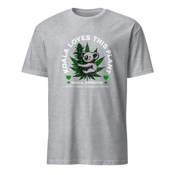 Koala Loves This Plant - Light - Short-Sleeve Unisex T-Shirt - Image 49