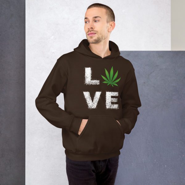 Love Cannabis Unisex Hoodie - Image 13