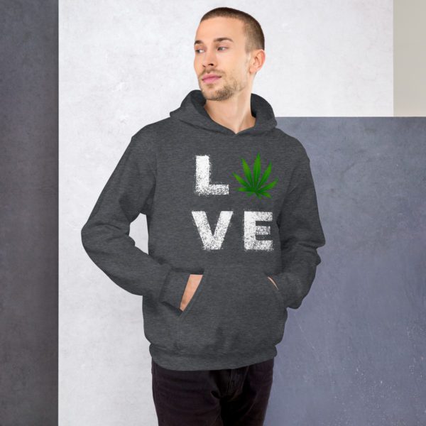 Love Cannabis Unisex Hoodie - Image 21
