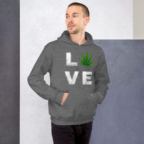 Love Cannabis Unisex Hoodie - Image 41