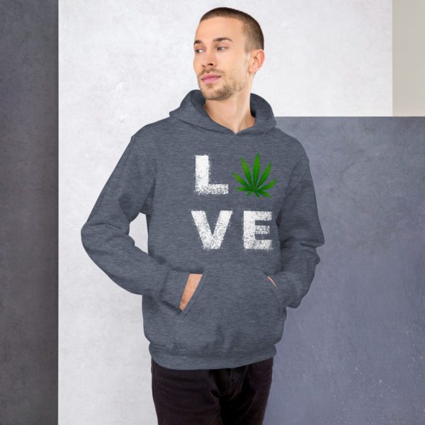 Love Cannabis Unisex Hoodie - Image 37