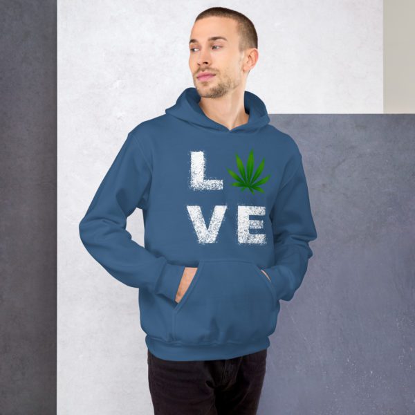 Love Cannabis Unisex Hoodie - Image 33