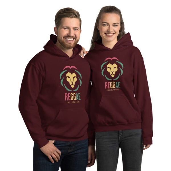 Raggae Lion Unisex Hoodie - Image 3