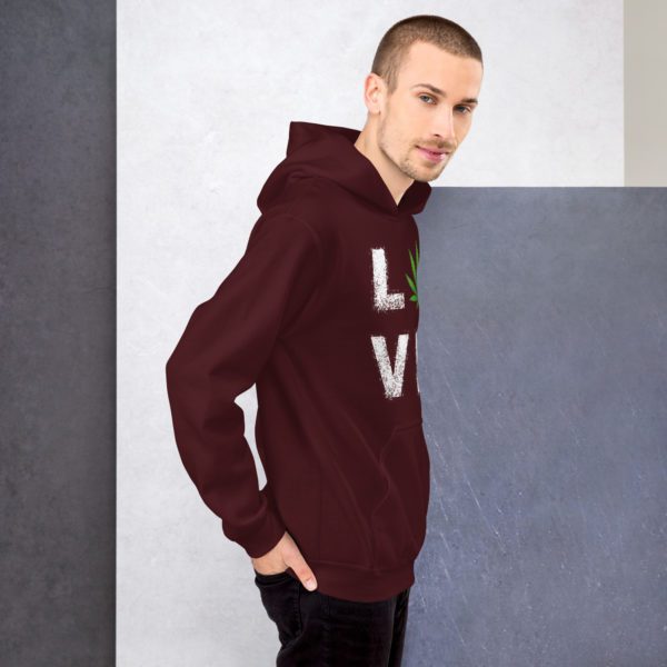 Love Cannabis Unisex Hoodie - Image 12