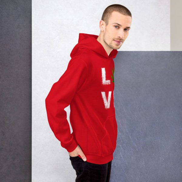 Love Cannabis Unisex Hoodie - Image 20