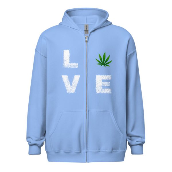 Love Cannabis Unisex heavy blend zip hoodie - Image 17