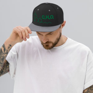 THC Compound Structure - Flat Bill Snapback Hat