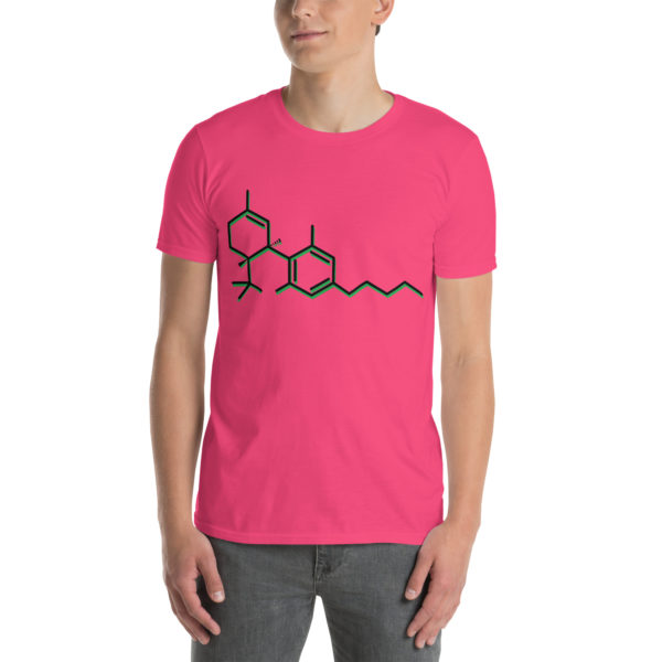 THC Compound Structure - Short-Sleeve Unisex T-Shirt - Image 8