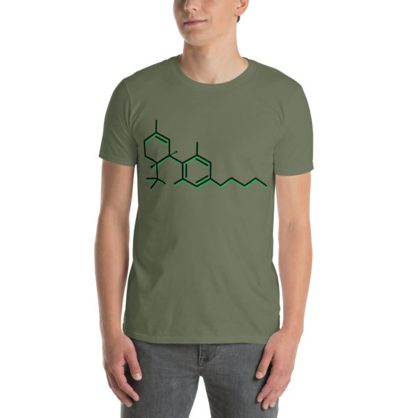 THC Compound Structure - Short-Sleeve Unisex T-Shirt - Image 6