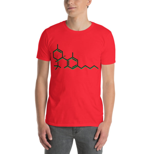 THC Compound Structure - Short-Sleeve Unisex T-Shirt - Image 2
