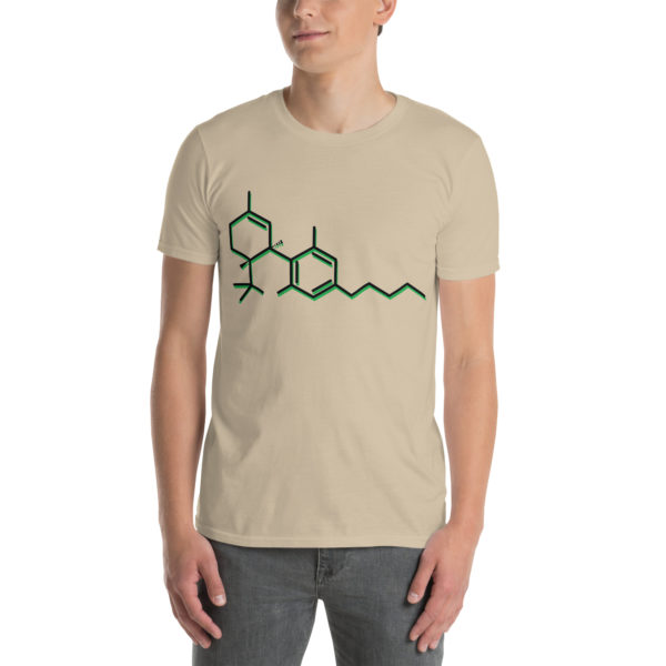 THC Compound Structure - Short-Sleeve Unisex T-Shirt - Image 12