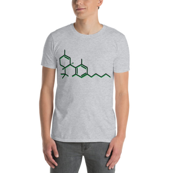 THC Compound Structure - Short-Sleeve Unisex T-Shirt - Image 13